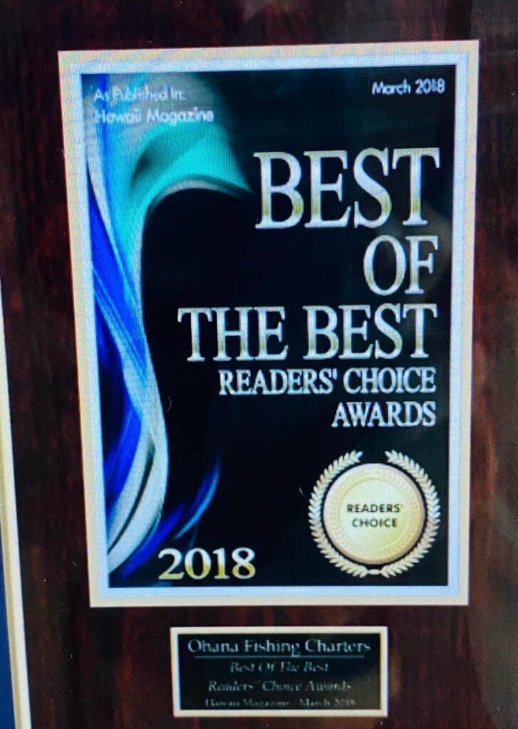 Award plaque titled "Best of the Best".